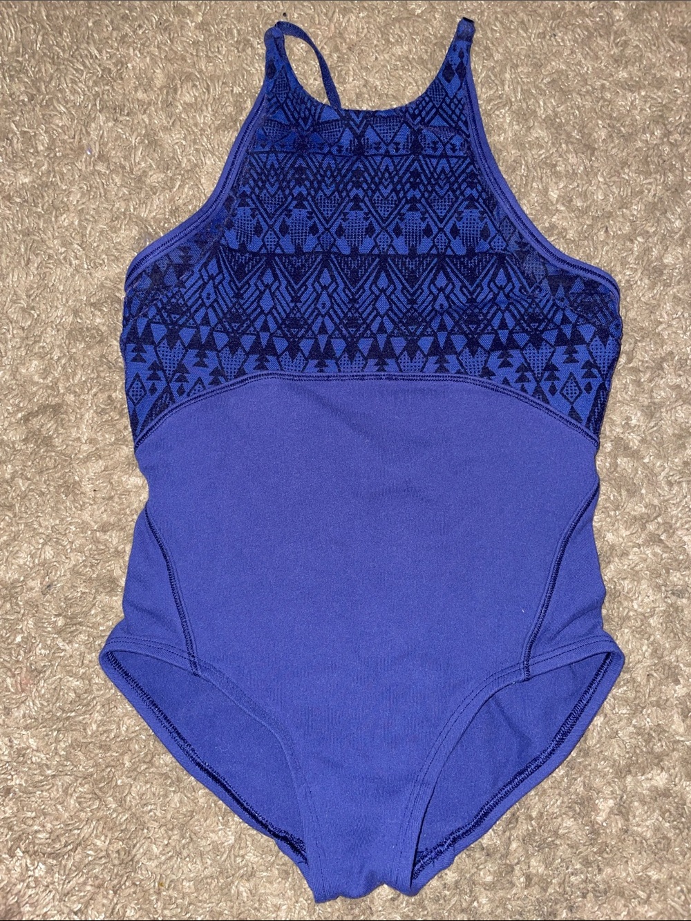 Ivivva by Lululemon Girls Mesh with Grace Leotard Purple Special Edition